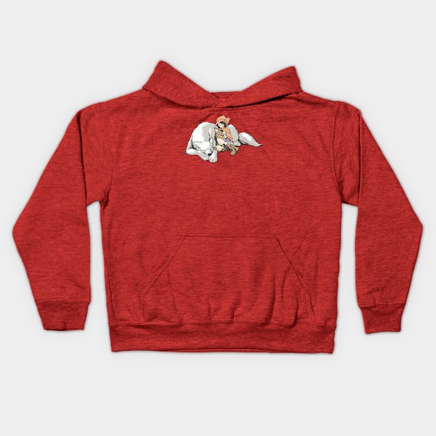 Petit Rouge Kids Hoodie by obvian